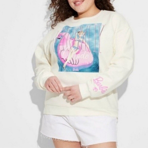 Barbie Tops - Barbie | Vacay Mode Womens Graphic Sweatshirt